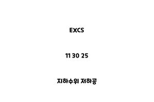 EXCS_11 30 25_지하수위 저하공