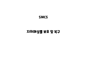 SMCS_None_지하매설물 보호 및 복구