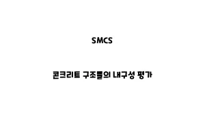 SMCS_None_콘크리트 구조물의 내구성 평가